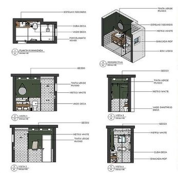 General plans and elevations from an Onoa project